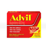 Advil  400mg - 8 Unidades - Cápsula (A3)