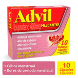 Advil Mulher  400mg - 10 Unidades - Cápsula