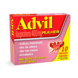 Advil Mulher  400mg - 10 Unidades - Cápsula