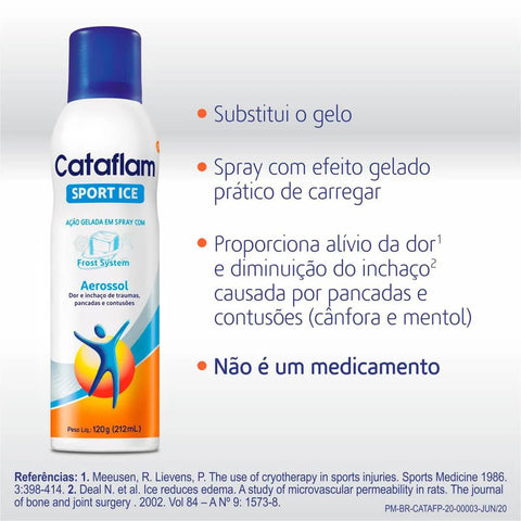 Cataflam Sport Ice  11,6mg + 10,5mg - 120 g - Aerosol
