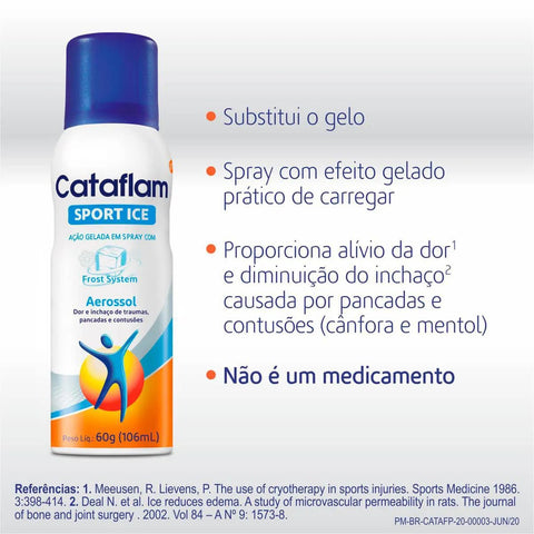 Cataflam Sport Ice  11,6mg + 10,5mg - 60 g - Aerosol