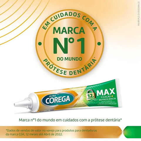 Creme Fixador de Dentadura Corega Ultra Menta,70G