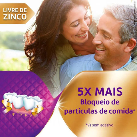 Creme Fixador de Dentadura Corega Ultra Sem Sabor, 2 Unidades Com 68G Cada + 60% de Desconto Na 2ª Unidade