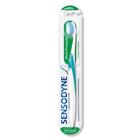 Escova de Dente Sensodyne Multi Proteção Macia, Branca Com 1 Unidade