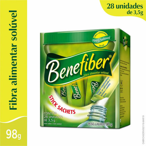 Fibra Alimentar Benefiber 28 Unidades - Sachê - Sabor Sem Sabor