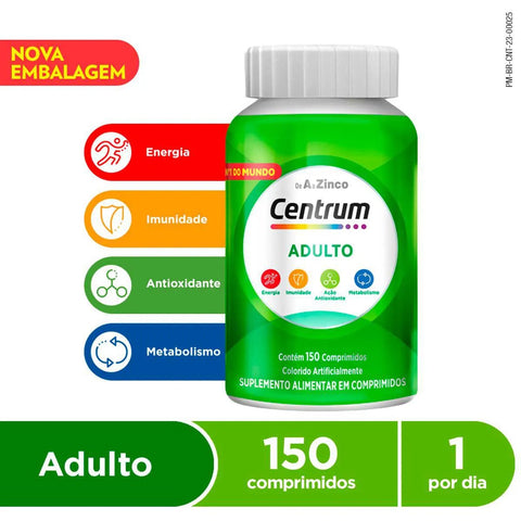 Polivitamínico Centrum 150 Unidades - Comprimido