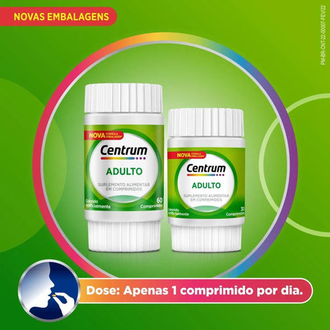 Polivitamínico Centrum 90 Unidades - Comprimido