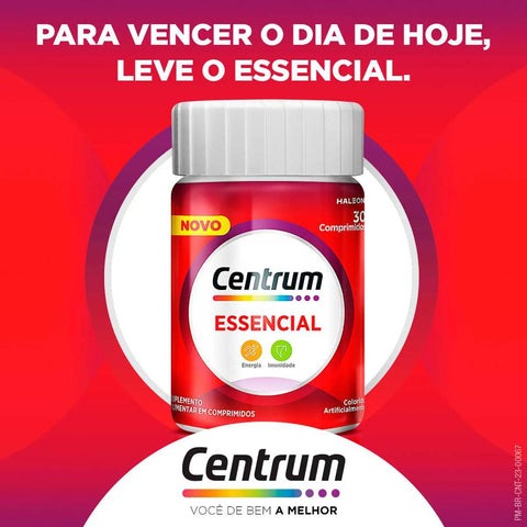 Polivitamínico Centrum Essencial 30 Unidades - Comprimidos