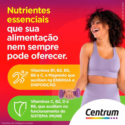 Polivitamínico Centrum Essencial 30 Unidades - Comprimidos