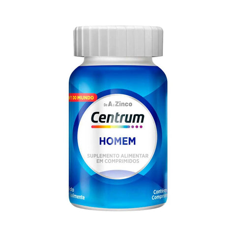 Polivitaminico Centrum Essentials Homem de A-Zinco 60 Unidades - Comprimido