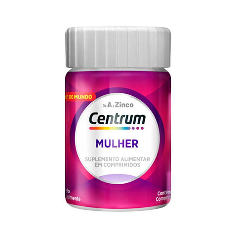 Polivitamínico Centrum Essentials Mulher de A-Zinco 30 Unidades - Comprimido