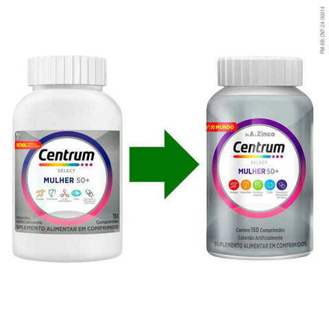 Polivitamínico Centrum Select Mulher 150 Unidades - Comprimido