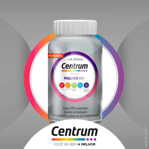 Polivitamínico Centrum Select Mulher 150 Unidades - Comprimido