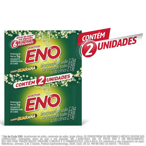 Sal de Frutas Eno Guaraná - 2 Unidades - Efervescente