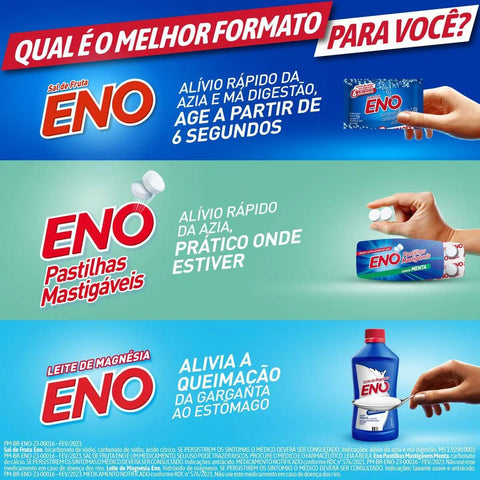Sal de Frutas Eno Guaraná - 2 Unidades - Efervescente