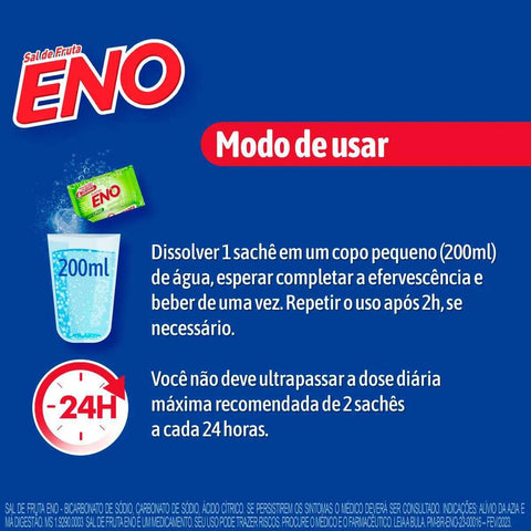 Sal de Frutas Eno Limão - 2 Unidades - Efervescente