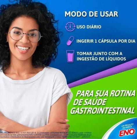 Suplemento Alimentar Eno Probiótico 30 Unidades - Comprimido
