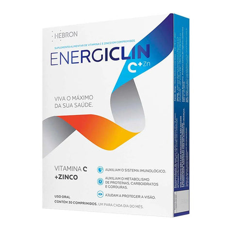 Energiclin Zinco 1g - 30 Unidades - Comprimido