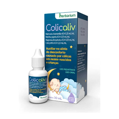 Colicaliv 0,25mL/mL + 0,25mL/mL + 0,25mL/mL + 0,25mL/mL - 0,25 mL - Solução