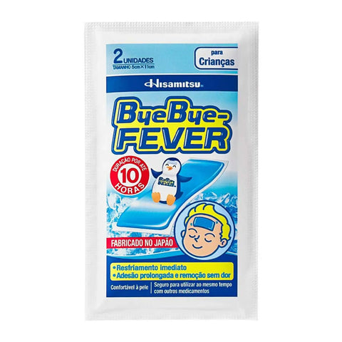 Bye Bye Fever Criança  2 Unidades - Adesivo