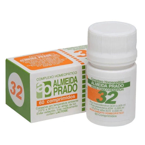 Complexo Homeopático Almeida Prado 32 - 60 Unidades - Comprimido