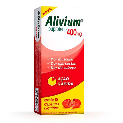 Alivium 400mg - 10 Unidades - Cápsula