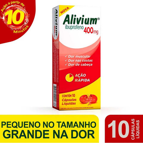 Alivium 400mg - 10 Unidades - Cápsula