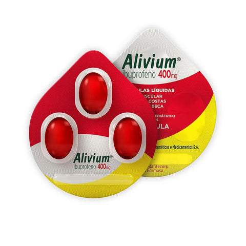 Alivium 400mg - 3 Unidades - Cápsula