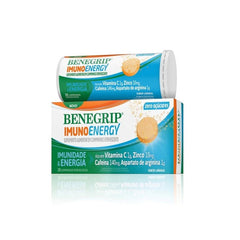 Benegrip Imuno Energy 1g + 10mg + 140mg + 1g - 10 Unidades - Efervescente