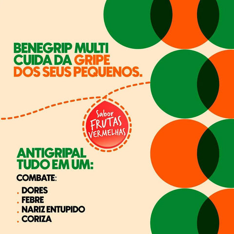 Benegrip Multi 13,30mg/mL + 0,33mg/mL + 0,13mg/mL - 240 mL - Solução
