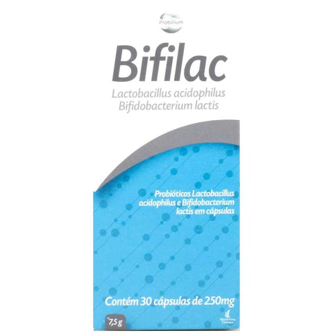 Bifilac  250mg - 30 Unidades - Cápsula