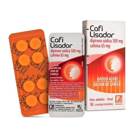 Cafilisador  500mg + 65mg - 16 Unidades - Comprimido
