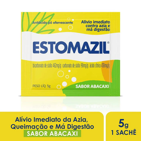 Estomazil 1 Unidade - Pó Efervescente - Sabor Abacaxi