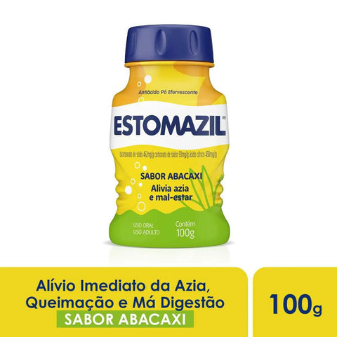 Estomazil 100 g - Pó Efervescente - Sabor Abacaxi