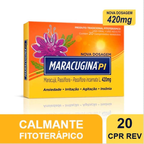 Maracugina 20 Unidades - Comprimido