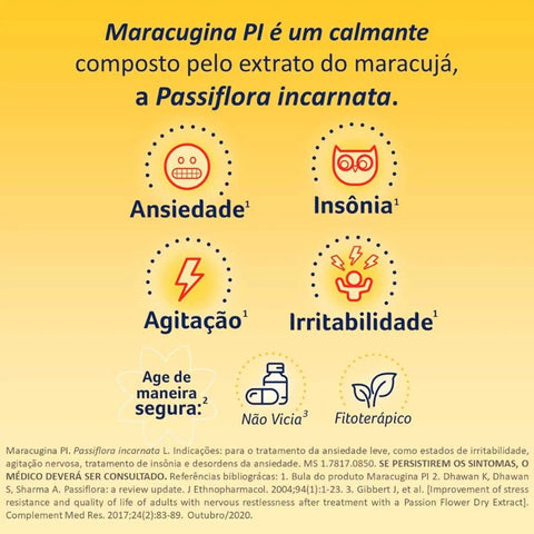 Maracugina 20 Unidades - Comprimido