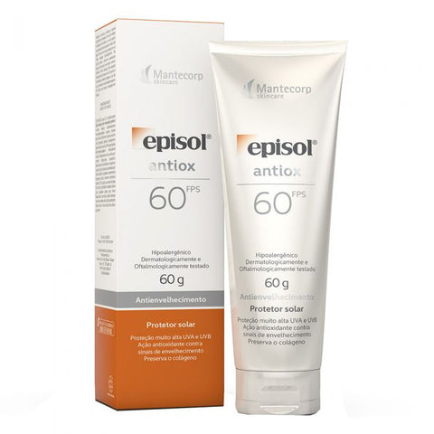 Protetor Solar Facial Episol Antiox FPS 60 - 60 g