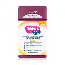 Suplemento Alimentar Addera Cal  1000UI - 90 Unidades - Comprimido