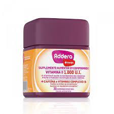Suplemento Alimentar Addera + Energia 1000UI - 30 Unidades - Comprimido