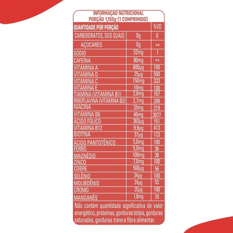 Suplemento Alimentar Addera + Energia 1000UI - 30 Unidades - Comprimido