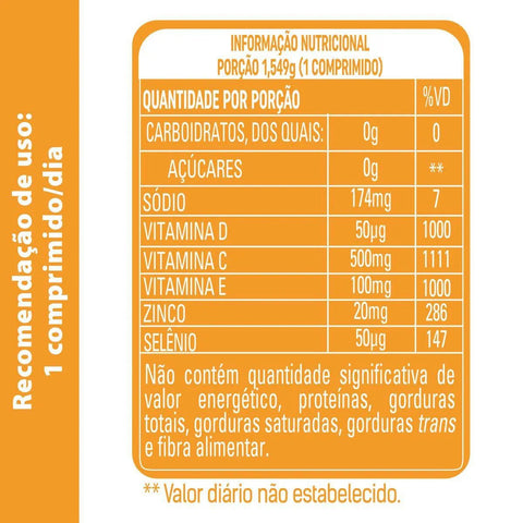 Suplemento Alimentar Addera + Imunidade 2000UI - 90 Unidades - Comprimido