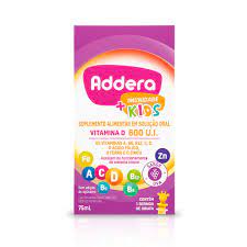 Suplemento Alimentar Addera + Imunidade Kids  600UI - 75 mL - Solução