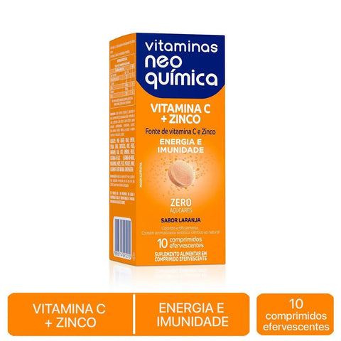 Vitamina C + Zinco (Hypera) 10 Unidades - Efervescente