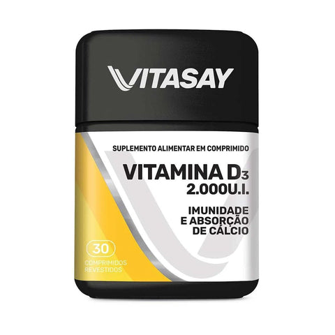 Vitamina D Vitasay 2.000UI - 30 Unidades - Comprimido