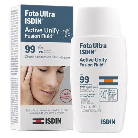 Clareador Facial ISDIN Foto Ultra Active Unify  FPS 99 - 50 mL