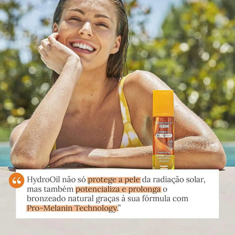 Protetor Solar Corporal ISDIN Fotoprotector Hydro Oil Bronzeador FPS 30 - 200 mL