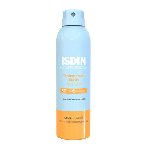 Protetor Solar Corporal ISDIN Transparent Spray Wet Skin FPS 50 - 250 mL