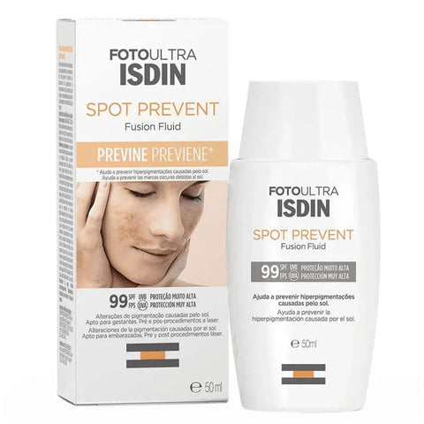 Protetor Solar Facial ISDIN Foto Ultra Spot Prevent Fusion Fluid FPS 99 - 50 mL