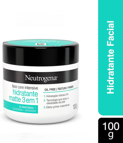Creme Neutrogena Face Care Hidratante Matte 3 Em 1 100G