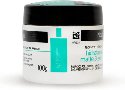 Creme Neutrogena Face Care Hidratante Matte 3 Em 1 100G